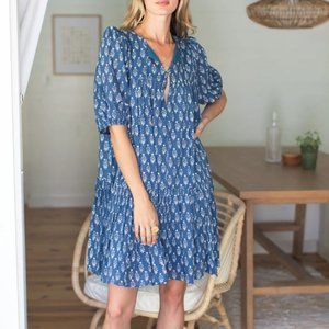 Emerson Fry Puff Isla Dress - Marguerite Blue - M/L